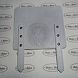 Декоративний хлястик для клапана 2*18. Колір "Білий"., фото 2