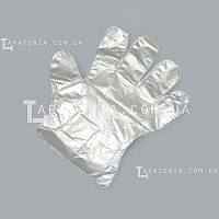 Перчатки одноразовые полиэтиленовые размер L 25*30 (100 уп/ящ)