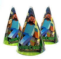 Ковпак святковий паперовий "Майнкрафт"