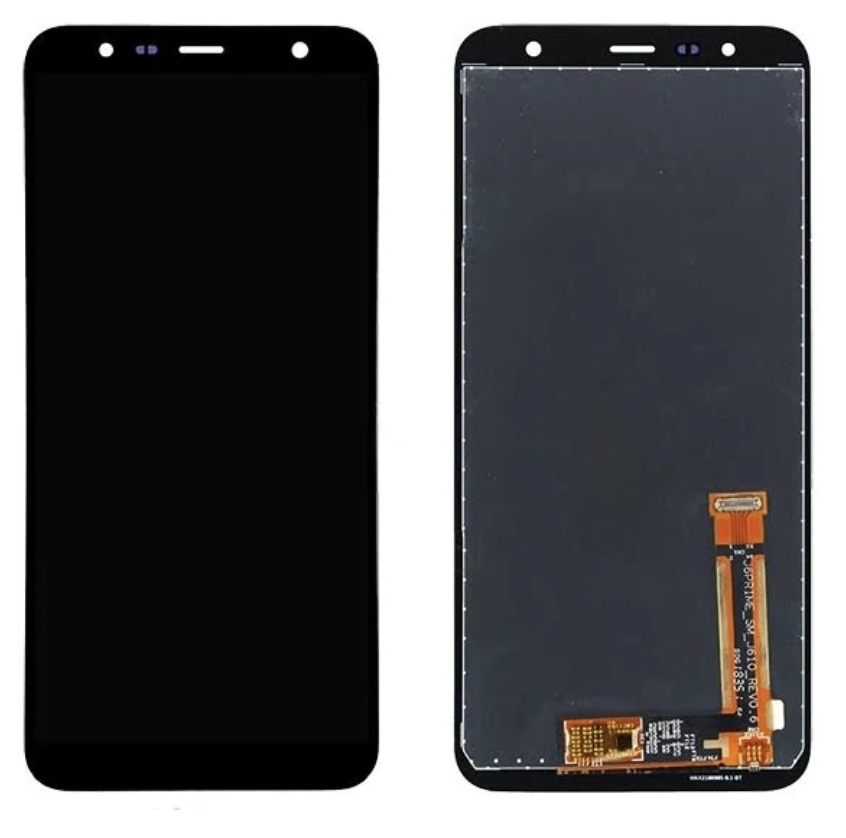 Дисплей (екран) для Samsung J610F Galaxy J6 Plus + тачскрін, чорний, оригінал