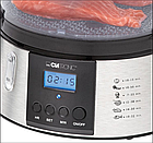 Пароварка Clatronic DG 3547 — 3 секції, 800 Вт, цифровий таймер, фото 3