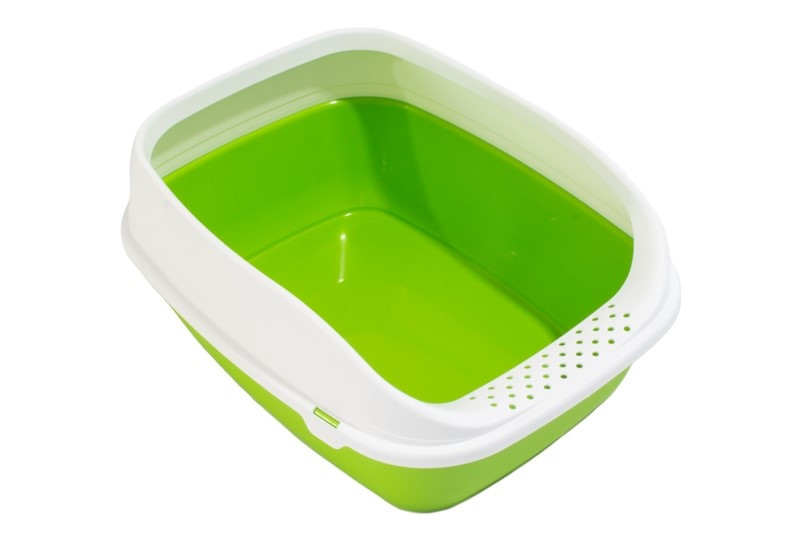Туалет для кішок з рамкою MPS Beta Plus Maxi green 49*39*17 см, фото 1