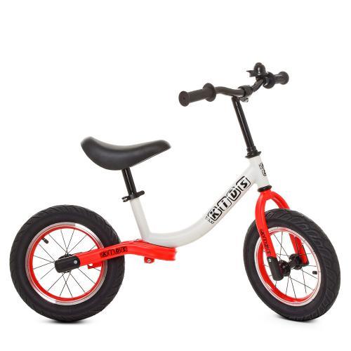 Дитячий біговел PROFI KIDS 12 д. М 5460A-7, біло-червоного кольору