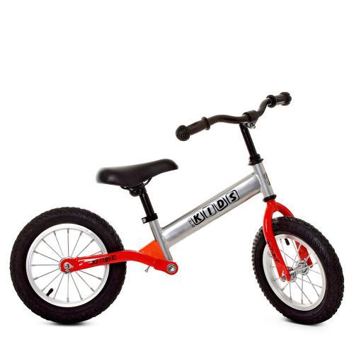 Дитячий беговел PROFI KIDS 12 д. М 5463A-6, сіро-червоного кольору