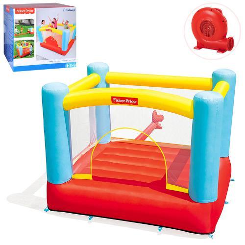 Дитячий надувний ігровий центр батут Bestway Fisher Price 93549 200х170х152 см, фото 1