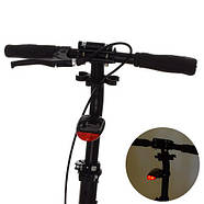 Самокат двоколісний SR 2-014-B, чорного кольору, фото 2