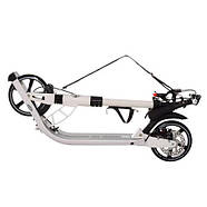 Самокат двоколісний SR 2-015-3-W, білого кольору, фото 4