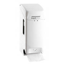 Тримач туалетного паперу метал білий на 2 рулони