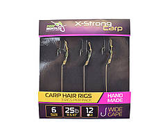 Повідці готові Проф-монтаж X-Strong Carp №6 (12 см.)