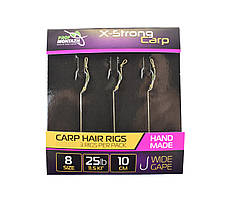 Повідці готові Проф-монтаж X-Strong Carp № 8 (10 см)