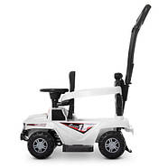 Дитяча каталка-толокар M 4231L-1,білого кольору, фото 4