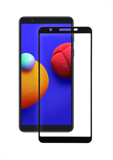Скло захисне для Samsung A013 | A01 Core (0,3мм, 5D, чорне) Full Glue