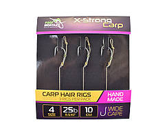 Повідці готові Проф-монтаж X-Strong Carp № 4 (10 см)