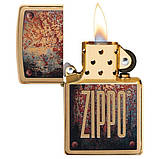 Запальничка Zippo 29879 Rusty Plate Design, фото 4