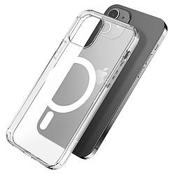Прозорий чохол для iPhone 12 mini 5.4" HOCO Transparent TPU with Magsafe magnetic protective case