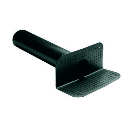 Парапетна переливна лійка на основі ТПЕ, з круглою трубою, довжина труби 500 мм, діаметр 90 мм, фото 1