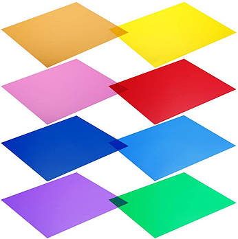 Набір гелевих світлофільтрів 30x30 см "Colour Pack 8", плівка для фотознімання
