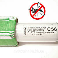 Люмінесцентна лампа ультрафіолетова insect LM3821 10w BL 350 G13 для знищення комарів