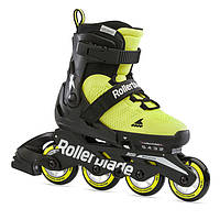 Дитячі ролики Rollerblade Microblade SE Black/Lime розсувні