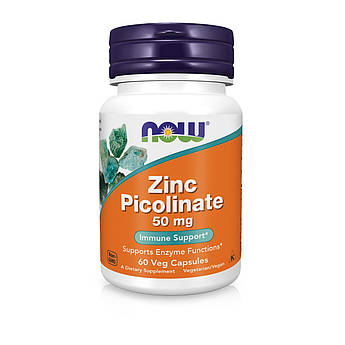 Піколінат цинку Now Foods Zinc Picolinate 50 мг 60 капсул