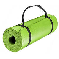 Коврик для йоги и фитнеса EasyFit NBR 10мм салатовый FI-3357