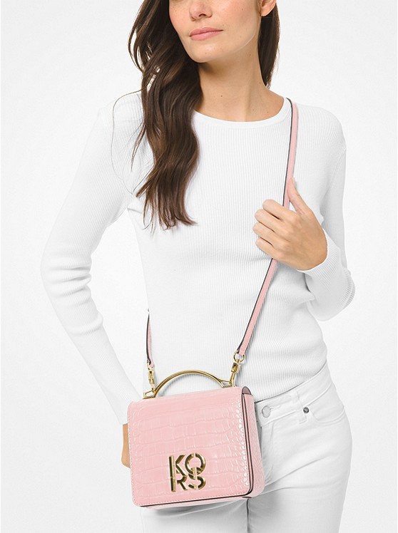Сумка Michael Kors Small Crocodile Embossed Convertible Crossbody Bag