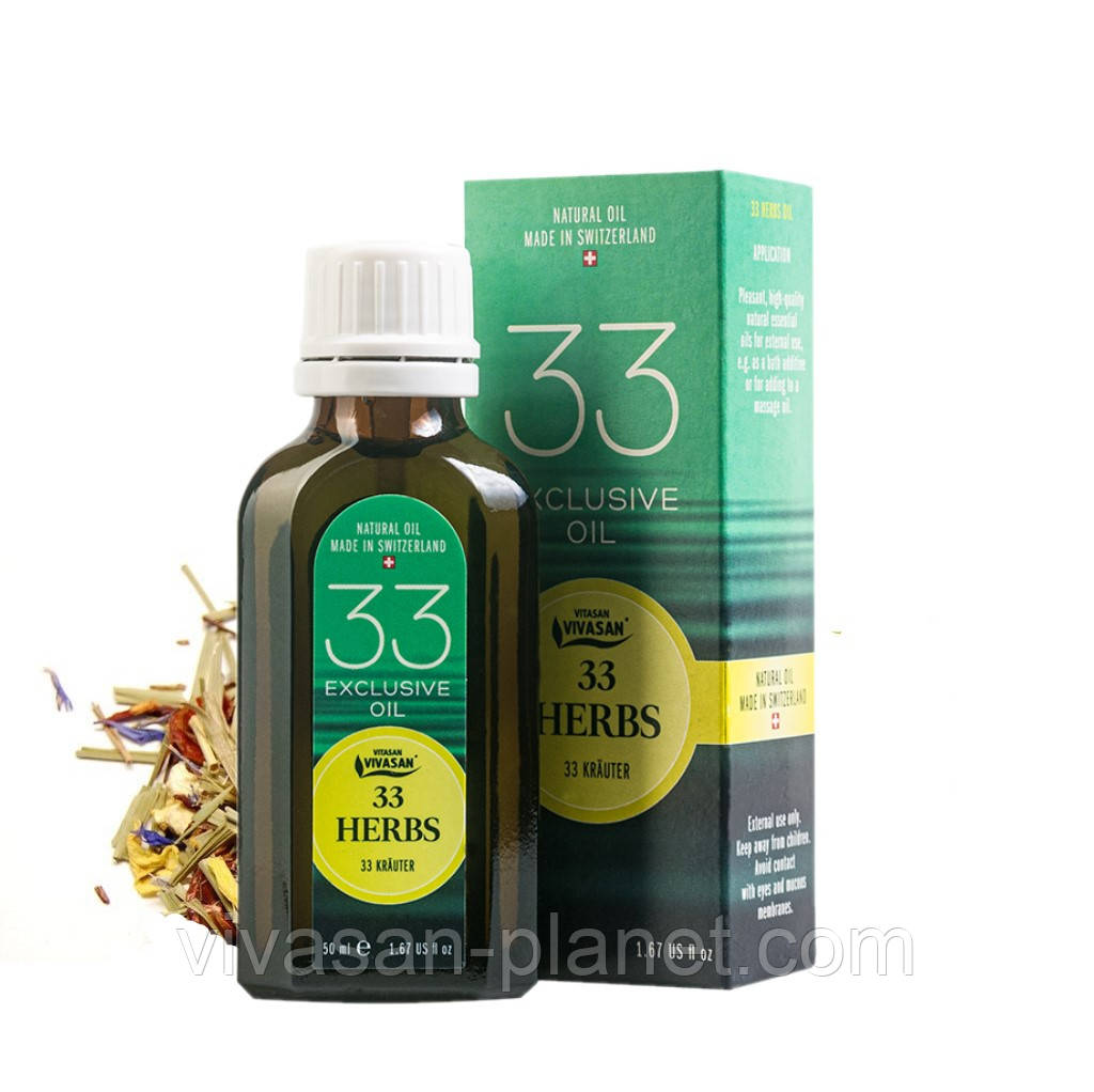 Ефірна олія 33 Трави, класик, натуральна, Швейцарія/3 33 Herbs