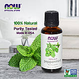 Ефірна олія м'яти перцевої Нау Фудс Now Foods Essential Peppermint Oil 30 мл, фото 3