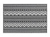 Килимок вуличний 120 x 180 см Чорний NAGPUR, фото 3