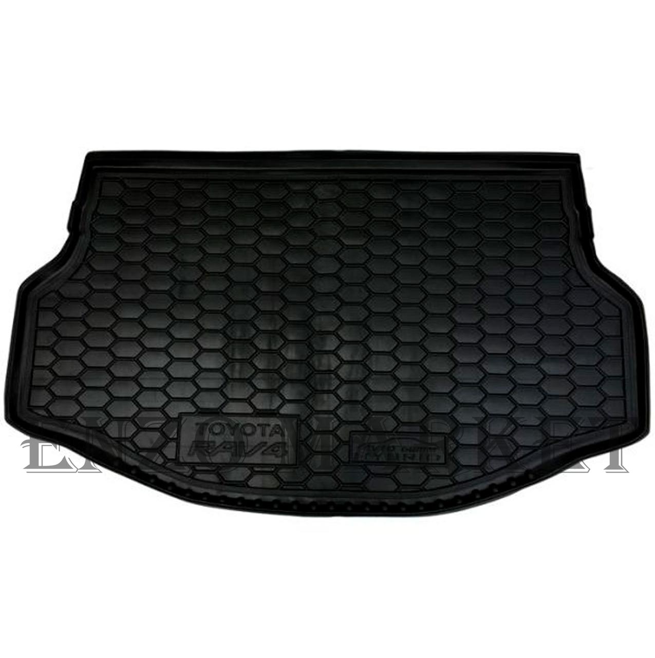 Автомобильный коврик в багажник Toyota RAV4 2013- hybrid (Avto-Gumm)