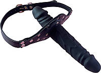 Кляп с двойным фаллоимитатором Fetish Double Penis Кляп-страпон