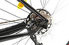 Гірський велосипед рама 19" обладнання L-TWOO 1*12 гальма Hidraulic SHIMANO вилка повітря Crosser SHADOW 29", фото 7