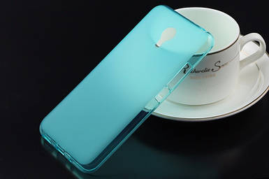 TPU чохол для Meizu metal блакитний
