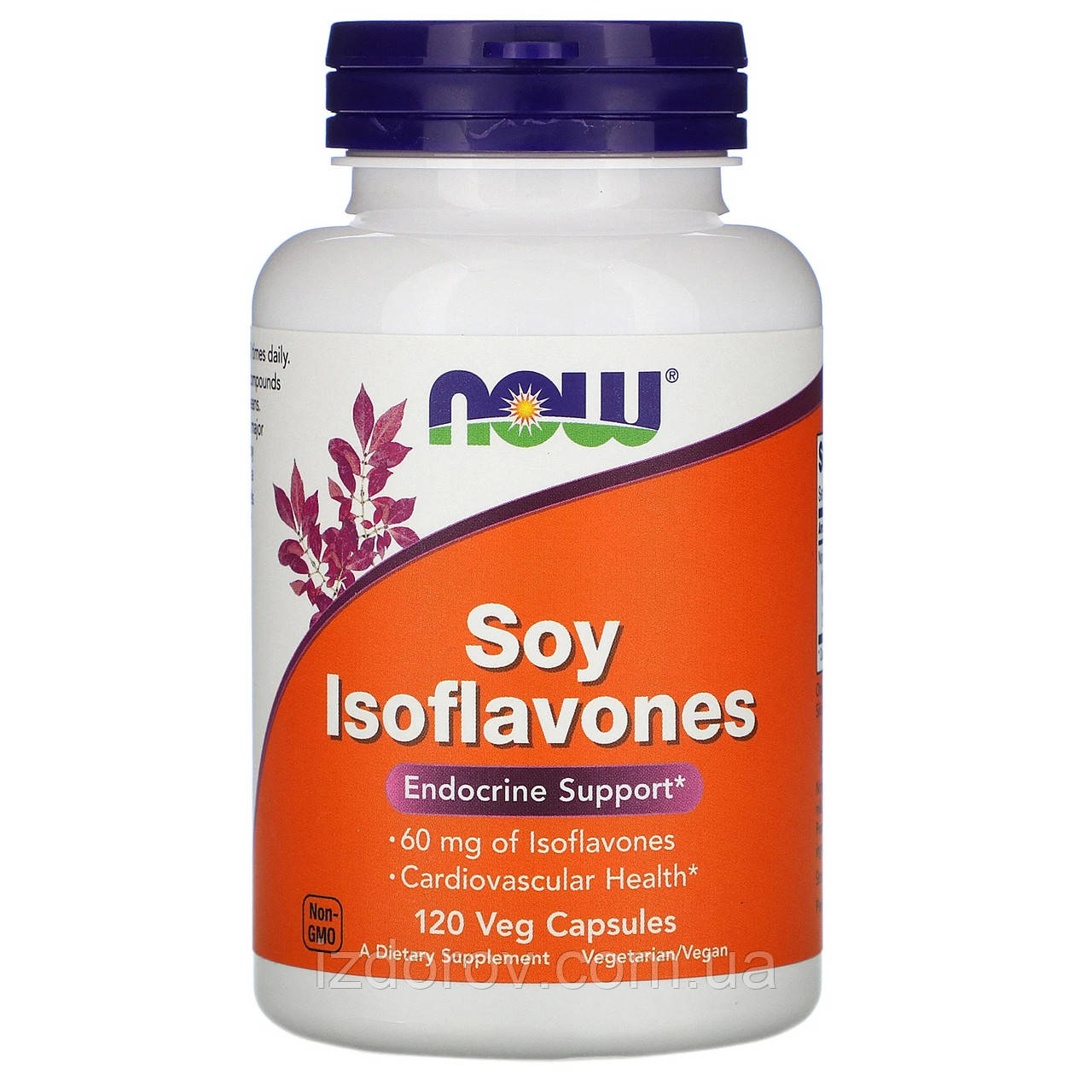 Ізофлавони сої Now Foods Soy Isoflavones підтримка ендокринної системи 120 рослинних капсул