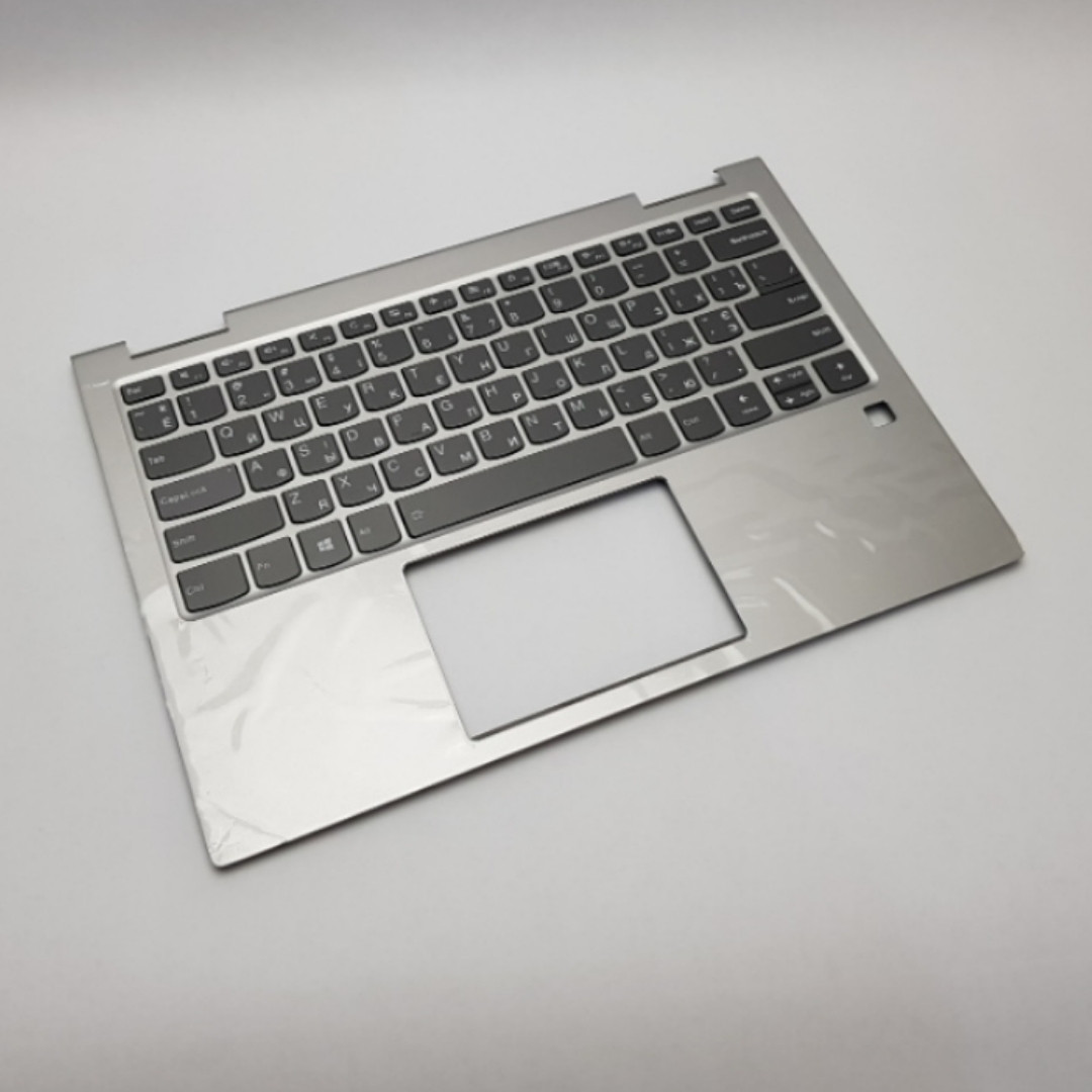 Корпус із клавіатурою lenovo yoga 730-13ikb срібло новий сервісний оригінал, фото 1