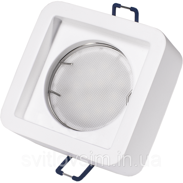 Точковий гіпсовий світильник квадрат, фото 1