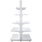 Двостороння стійка Рістел 1600х300 мм, металева стійка на торговий стелаж Рістел, фото 4