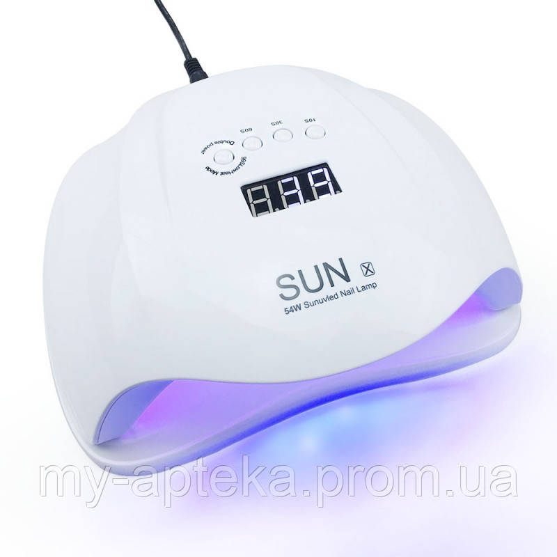 Лампа для манікюру UV+LED SUN X 54W