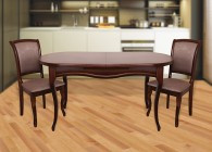 Стіл обідній розкладний Мадрид 3 горіх темний, фото 1