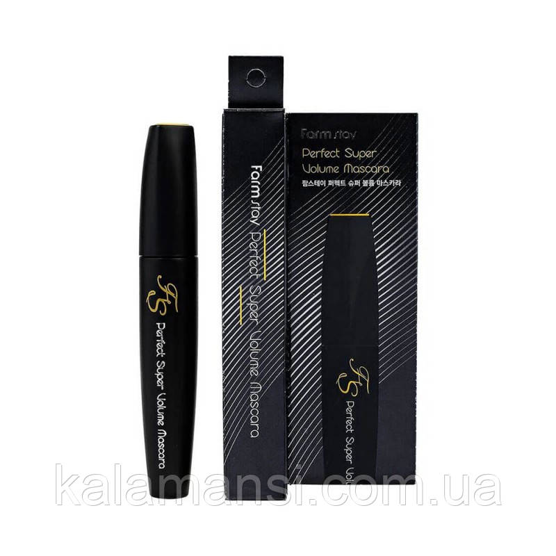 Туш для вій з ефектом об'єму Farmstay Perfect Super Volume Mascara 12 г
