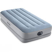 Надувне ліжко односпальне 64166 NP 99 х 191 х 36 см, матрац з вбудованим електронасосом, Intex