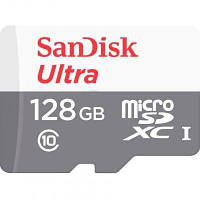 Карта памяти SanDisk Ultra microSDXC 128Gb UHS-1 (Class 10) (R-100 Mb/s)