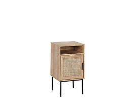 Приліжковий столик, фасади з легкого ротанга PASCO wood