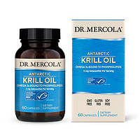 Жирные кислоты Dr. Mercola Antarctic Krill Oil, 60 капсул