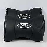 Подушка-підголівник з маркою авто Ford, фото 2