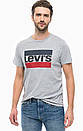 Чоловіча футболка levis | левіс логотип принт, фото 3