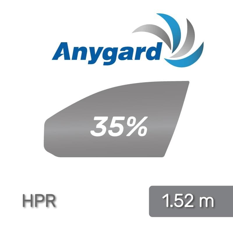 Плівка для тонування Anygard HPR Black 35% (чорна) 1.524 м