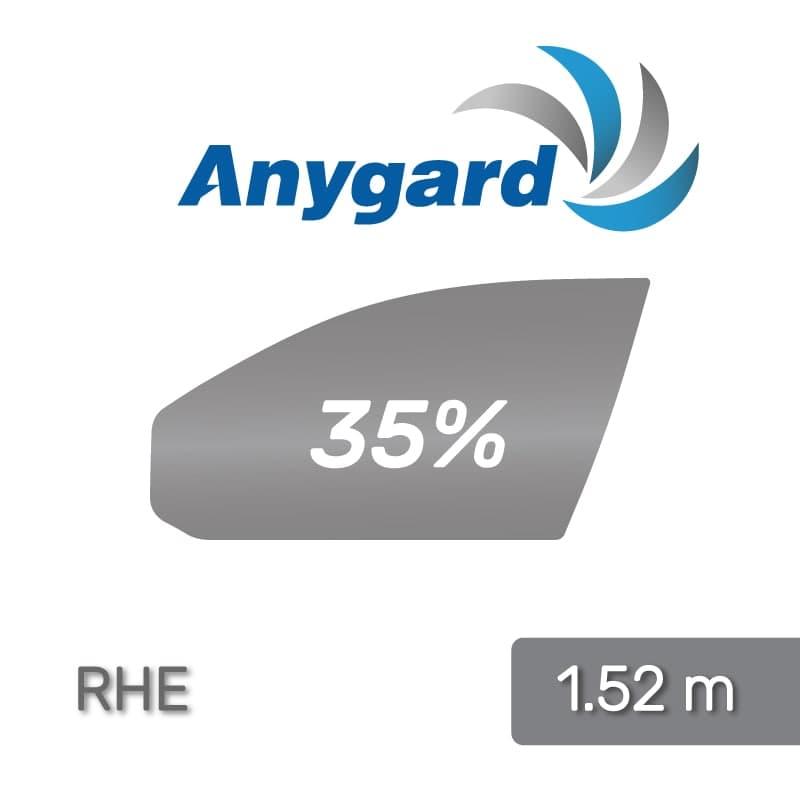 Плівка для тонування Anygard RHE Black 35% (не металізована, чорна) 1.524 м, фото 1