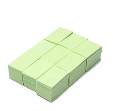 Серветки одноразові безворсові Special Nail для манікюру - кольорові (до 1000 шт. в упаковці) Зелений, фото 3