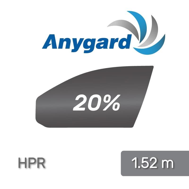 Плівка для тонування Anygard HPR Black 20% (чорна) 1.524 м
